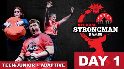 2026 Cerberus Strength Official Strongman Games - Teen/Junior + Adaptive - Day 1